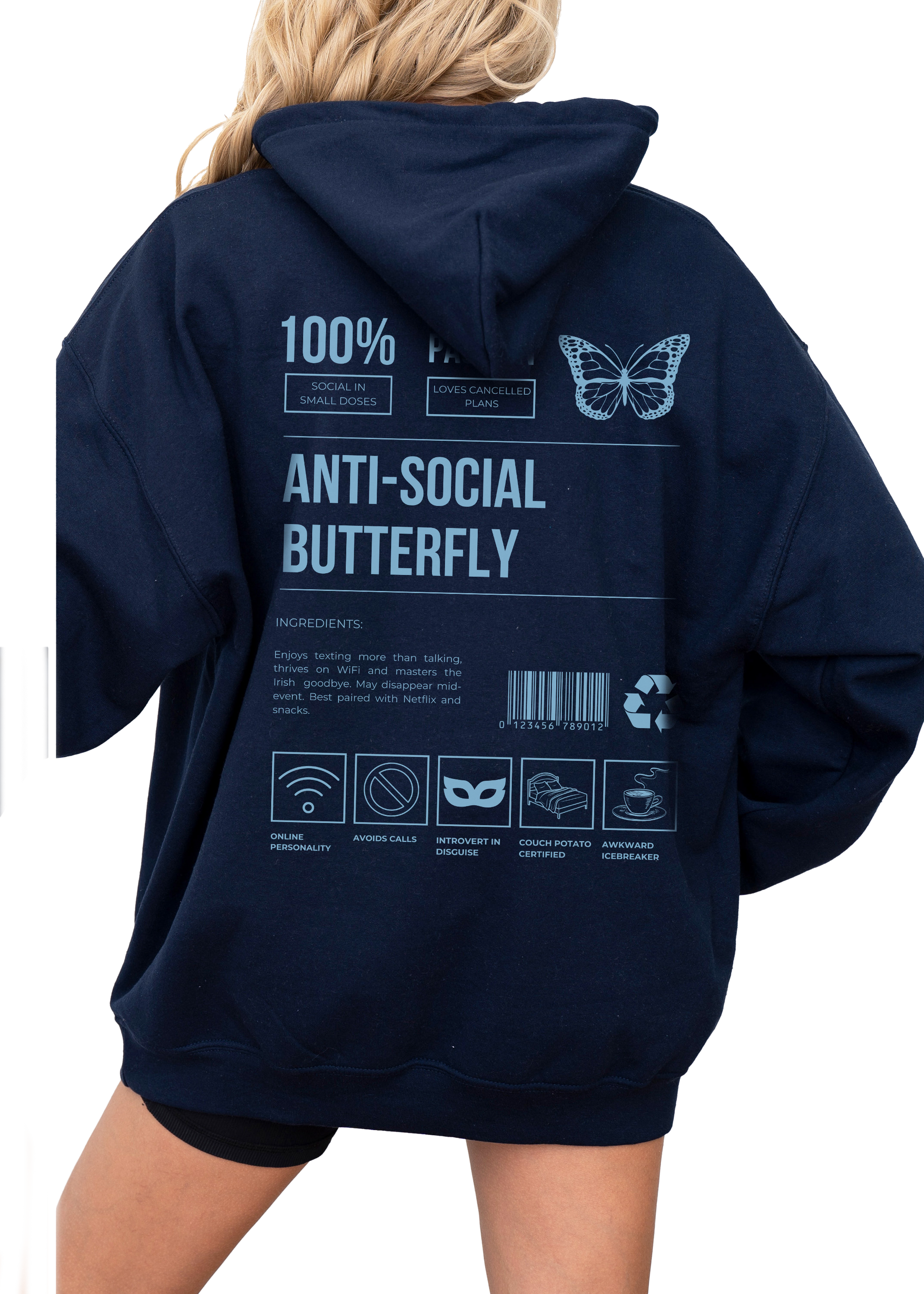 Anti Social Butterfly Hoodie