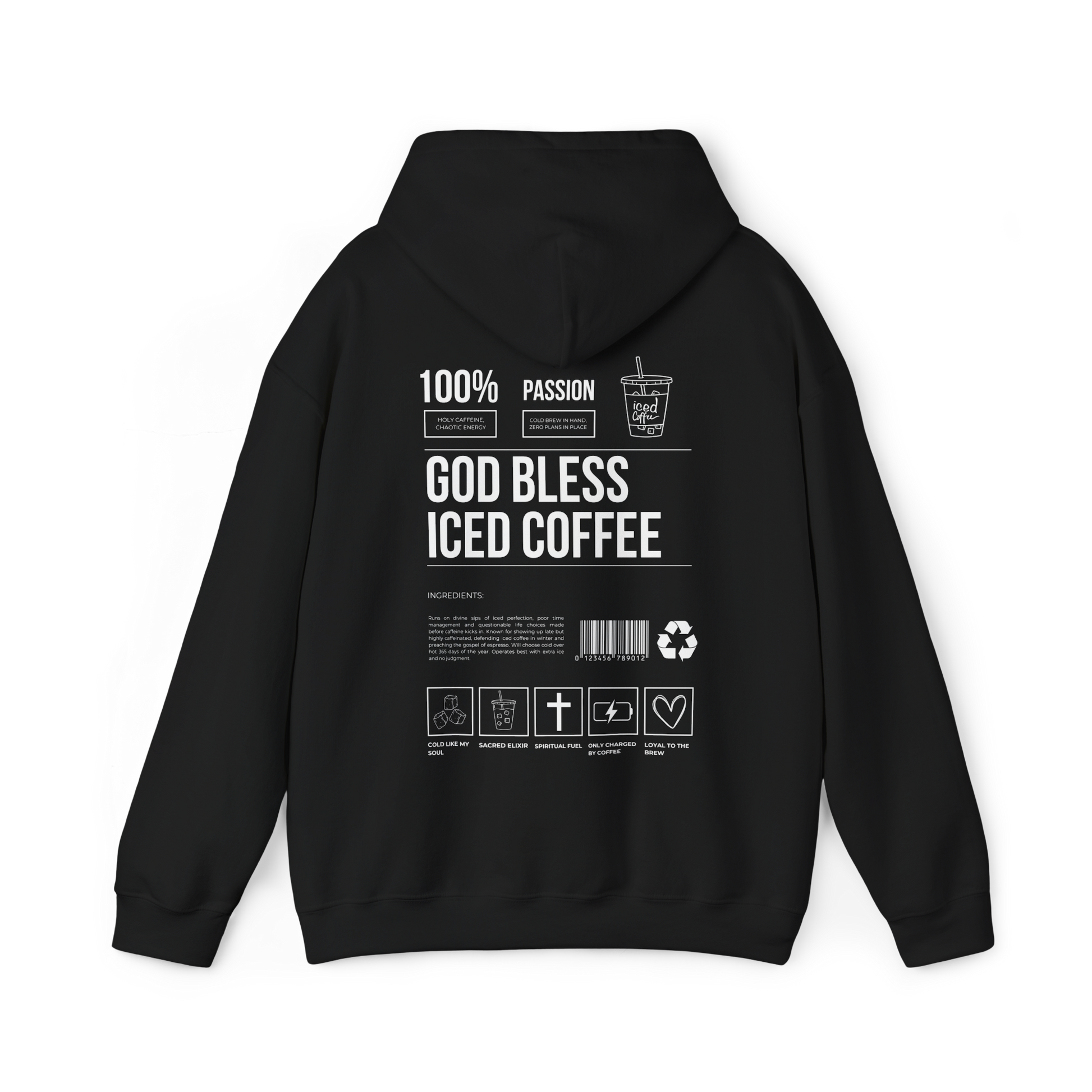 God Bless Iced Coffee Hoodie