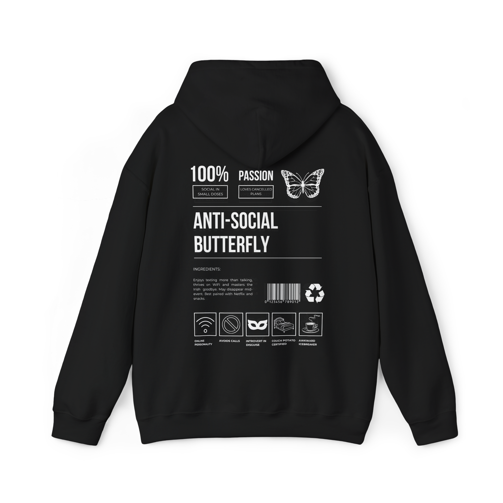 Anti Social Butterfly Hoodie