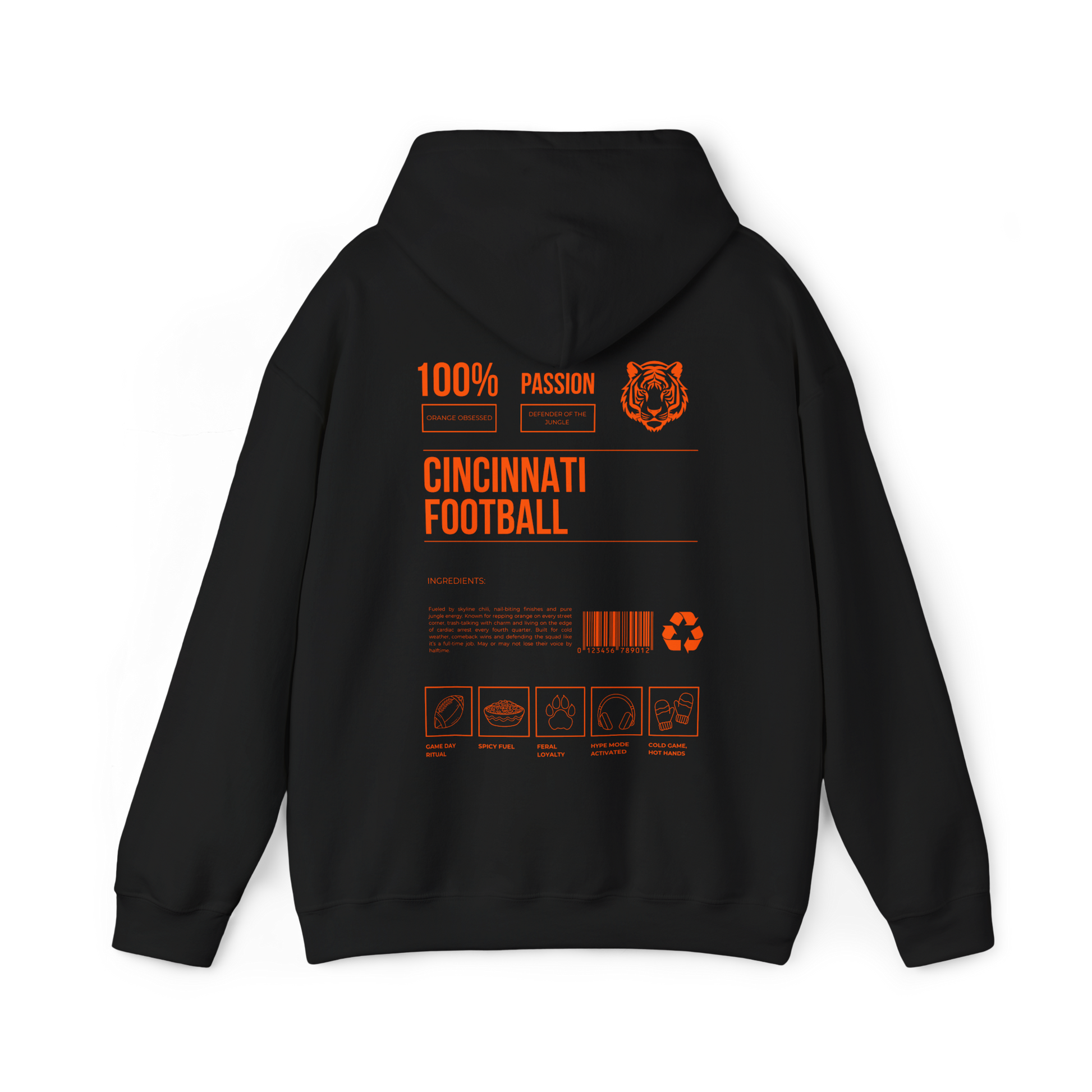 Cincinnati Football Season Hoodie