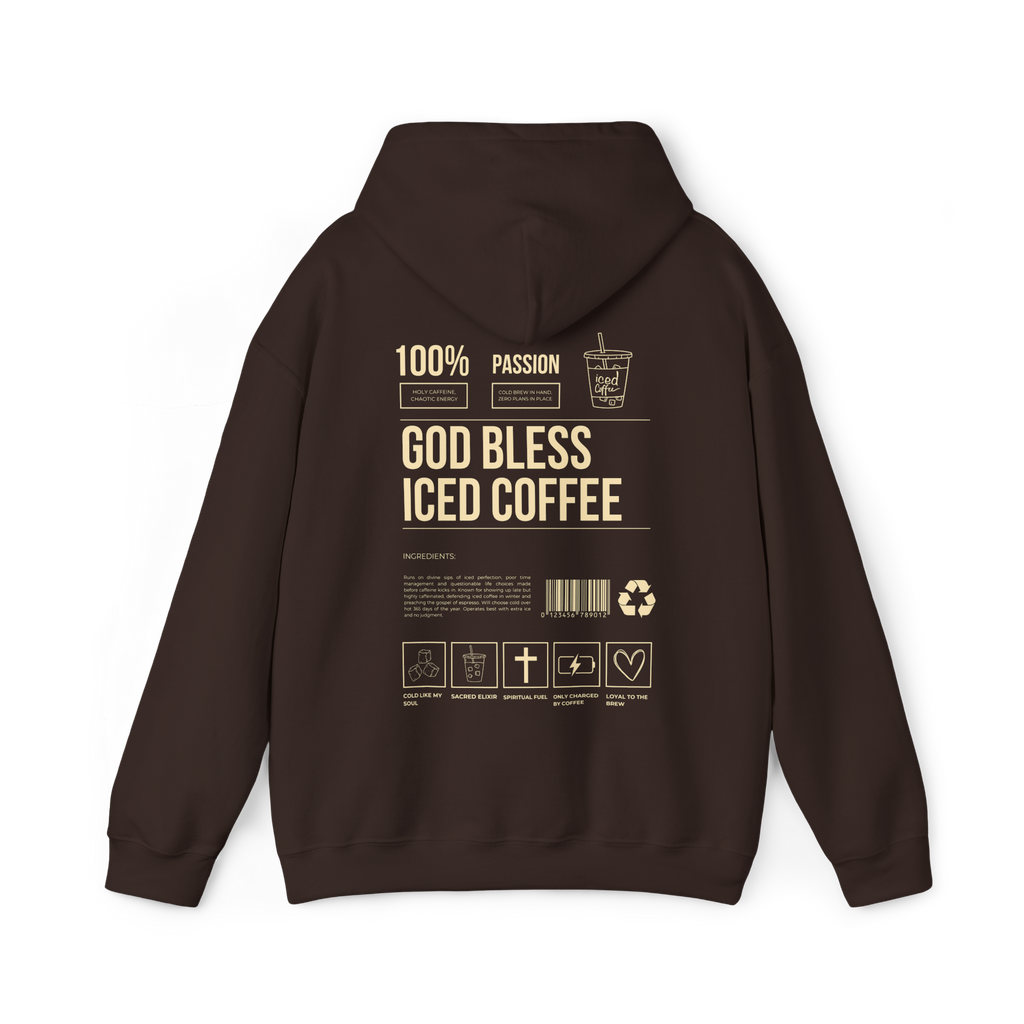 God Bless Iced Coffee Hoodie