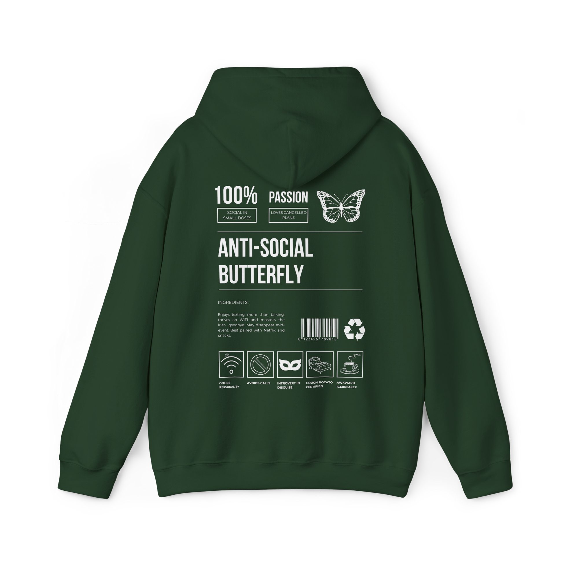 Anti Social Butterfly Hoodie
