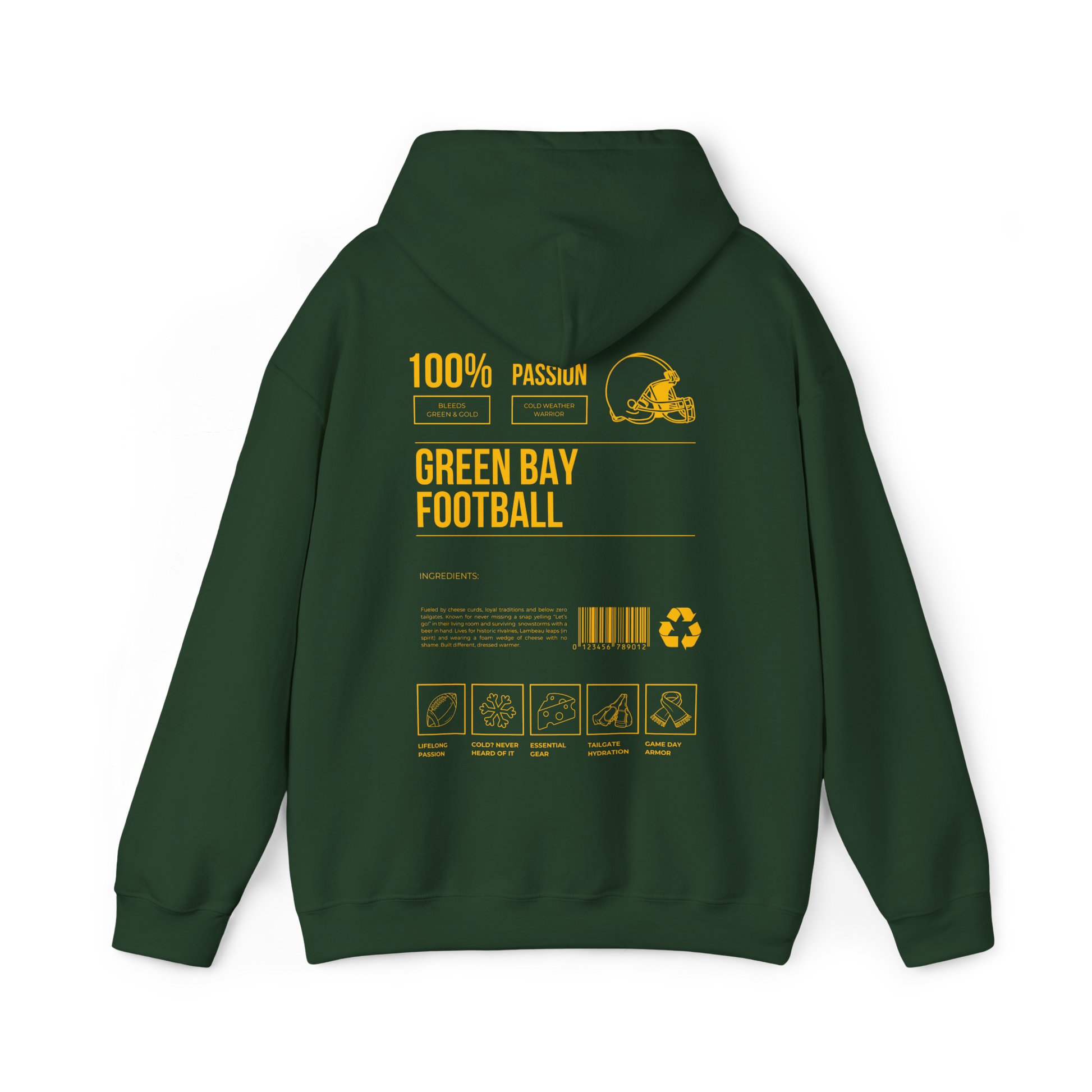 Green Bay Football Season Hoodie