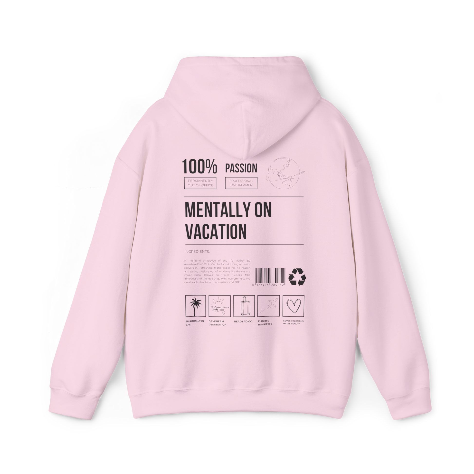 Mentally on Vacation Hoodie