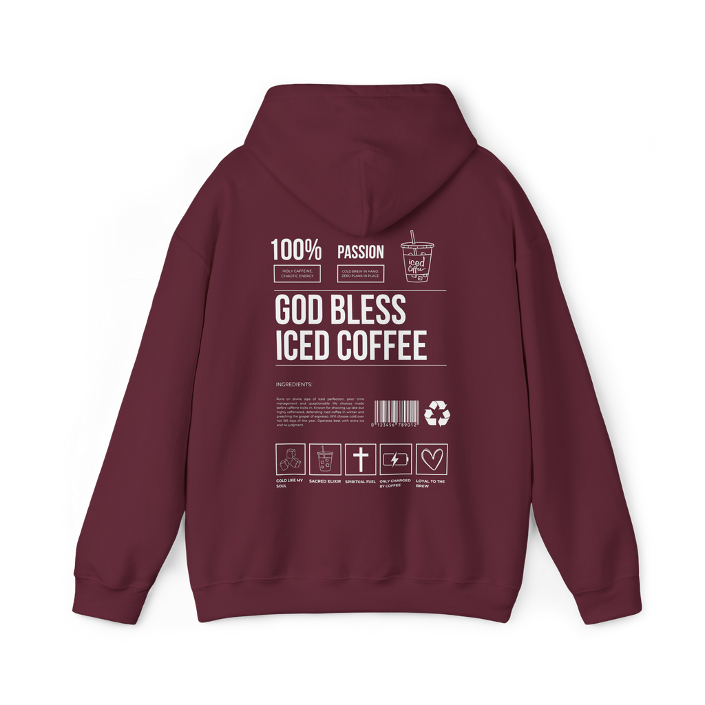 God Bless Iced Coffee Hoodie