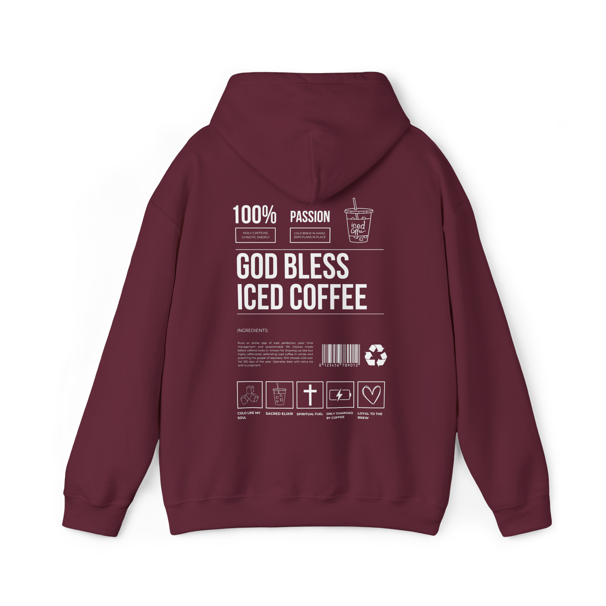 God Bless Iced Coffee Hoodie