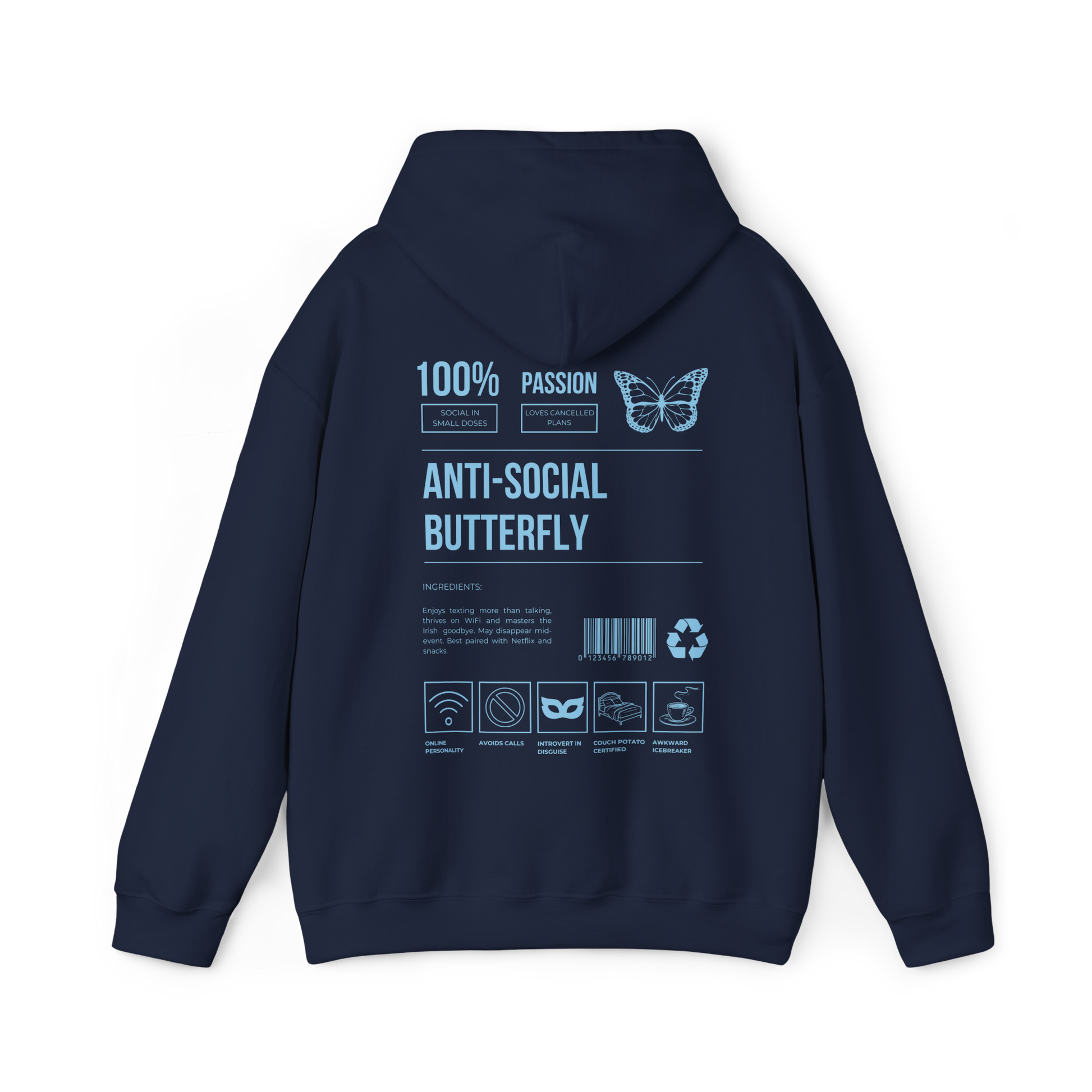Anti Social Butterfly Hoodie