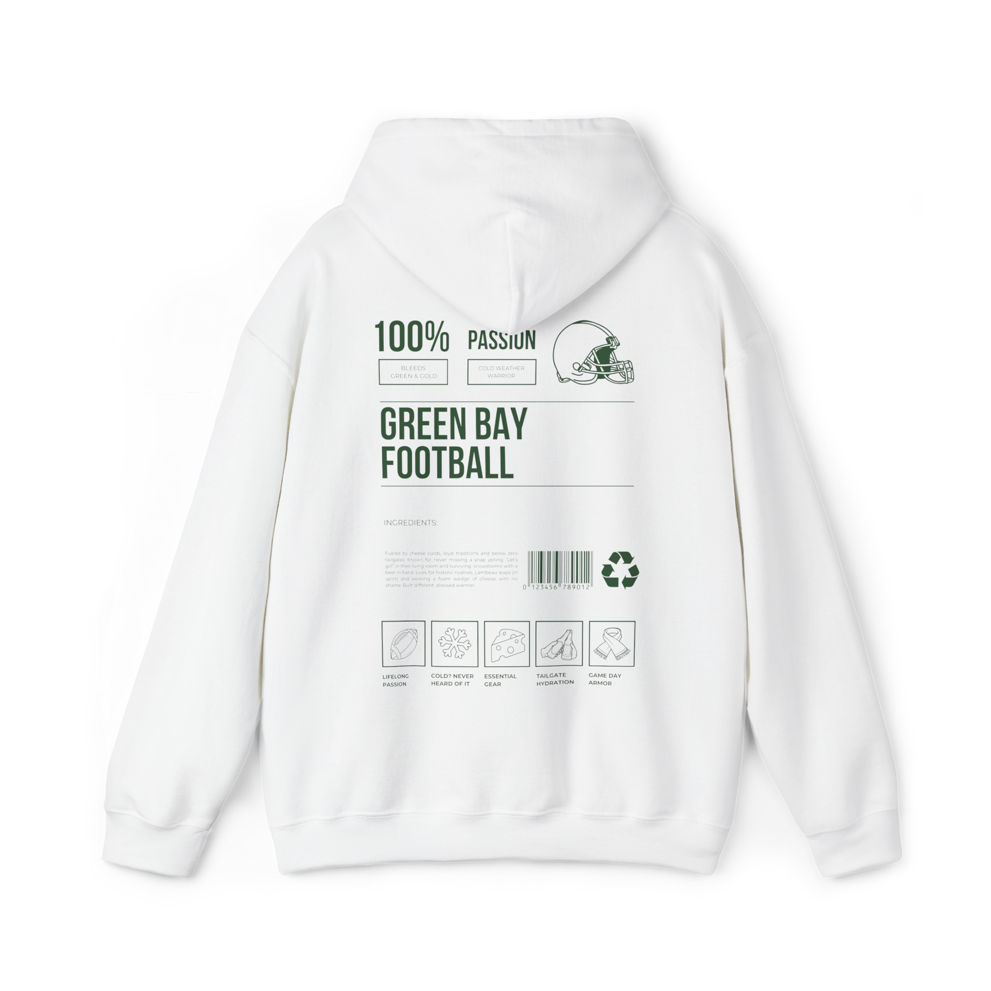 Green Bay Football Season Hoodie
