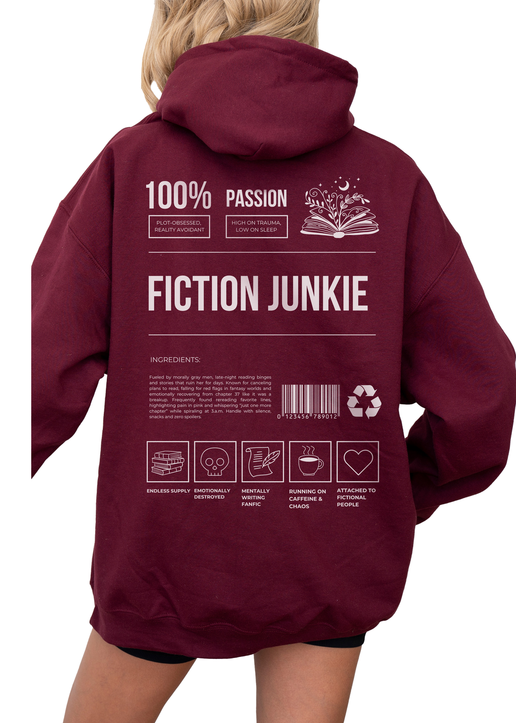 Fiction Junkie Hoodie