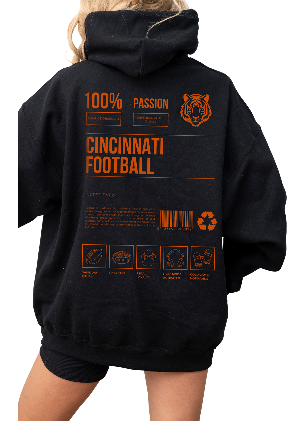 Cincinnati Football Season Hoodie