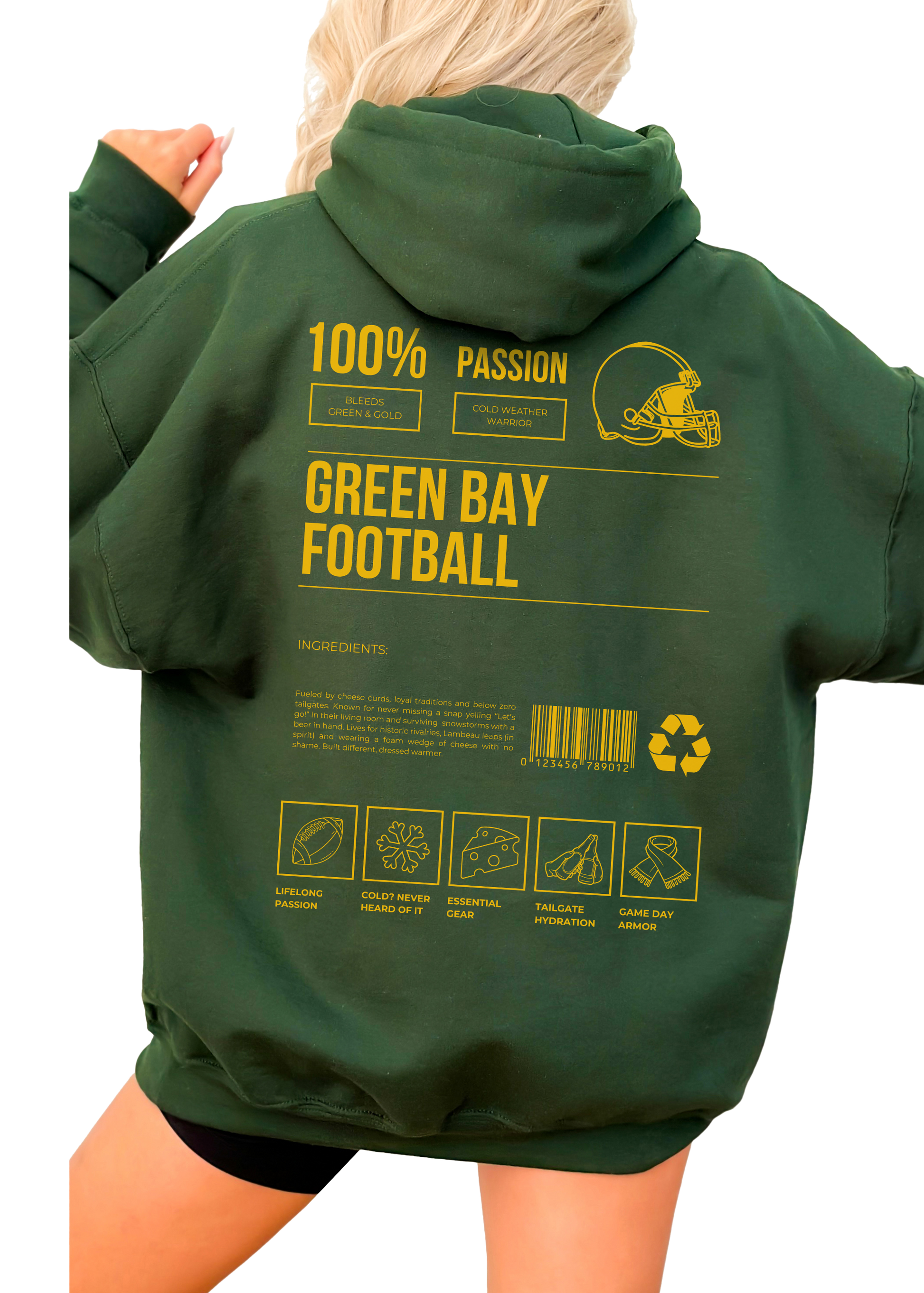 Green Bay Football Season Hoodie